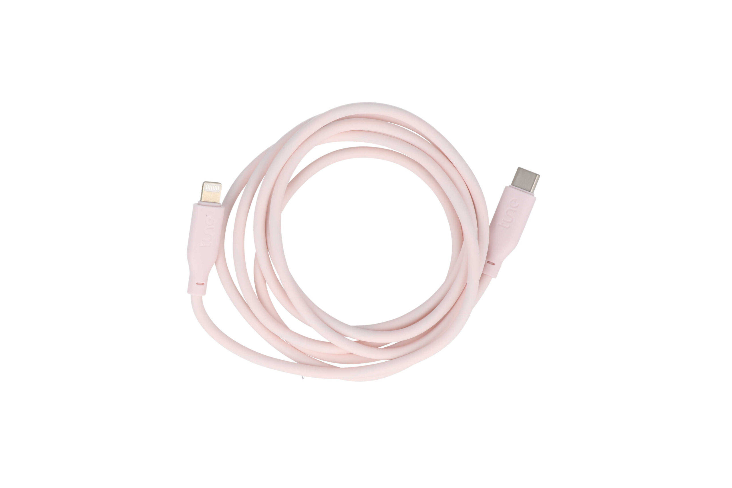 Tune TechFlex Type-C to Lightning Cable 1.5m Liquid Silicone, Pink