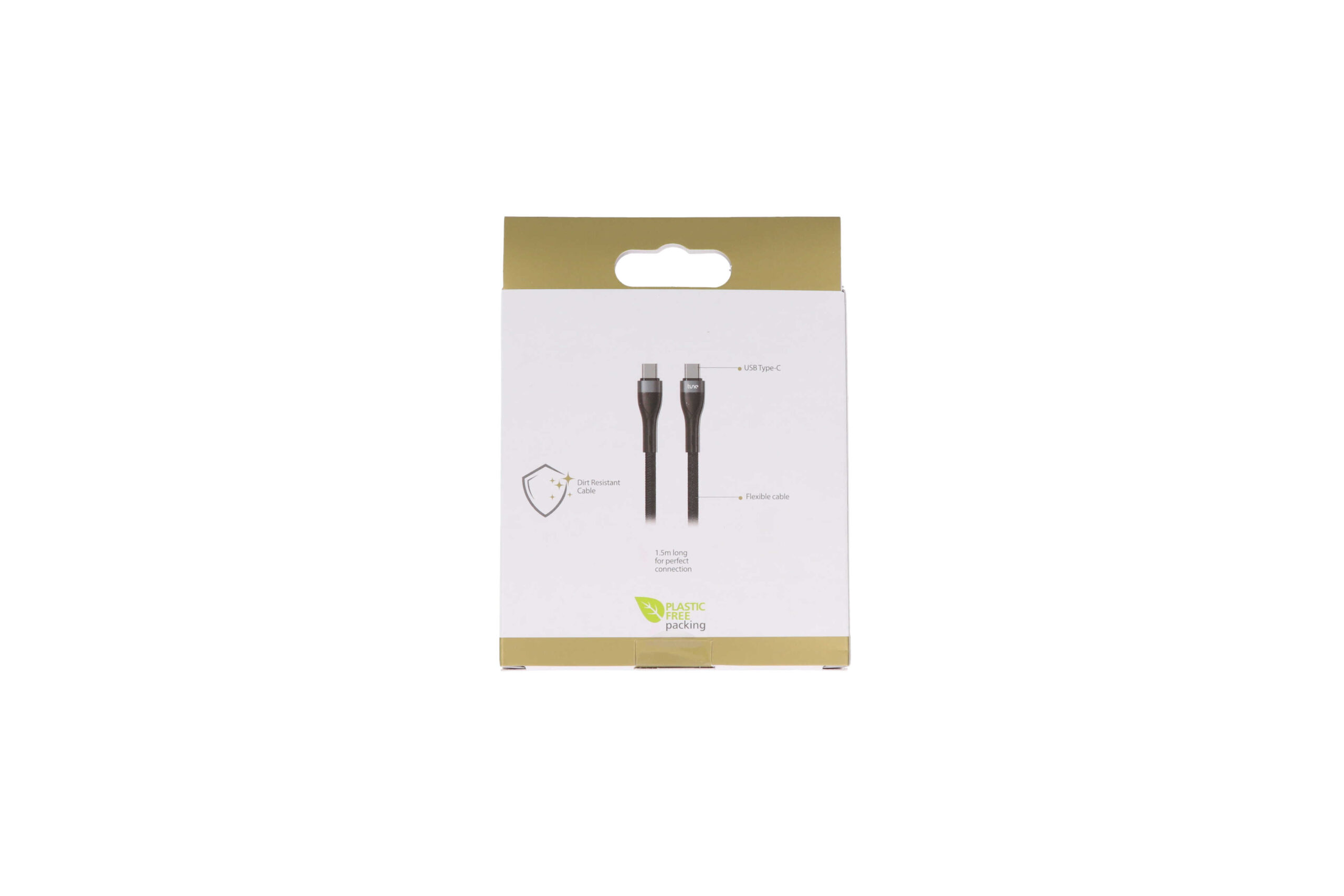 Tune TechFlex Type-C to Type-C Braided Cable 1.5m 60W, Black